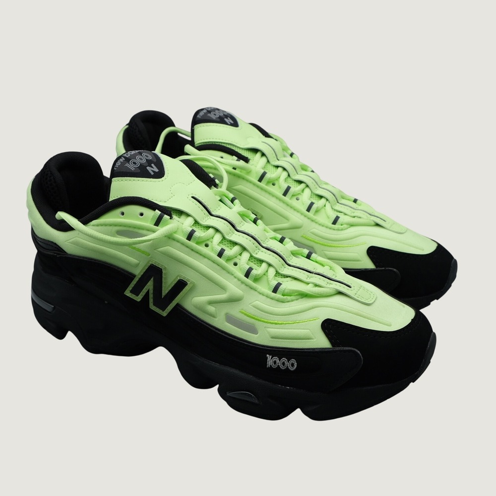 New Balance 1000 Mens Green Black Cybercore 12 Lifestyle Sneaker